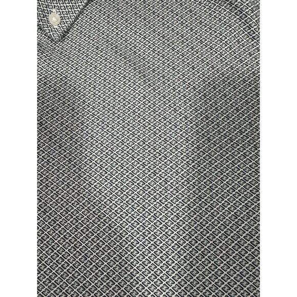 Brax Shirt Mens Extra Large Daniel JP Modern Fit Hi Flex Easy Care Geometric - Picture 4 of 10